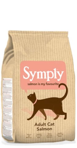 Symply Adult Cat Salmon Dry Food - 4kg